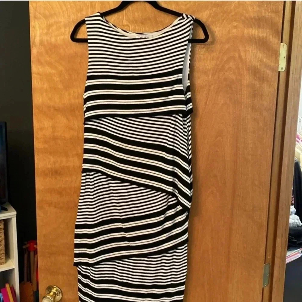 Anthro Bailey 44 Annabelle Striped Column Dress - Picture 5 of 7
